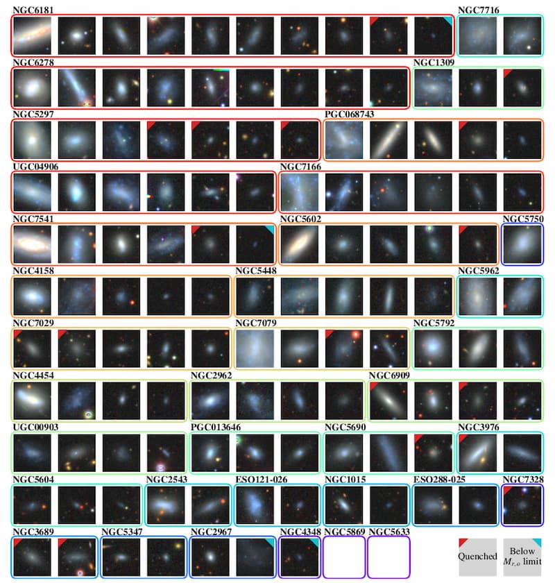 Images of 127 SAGA satellites. Figure 8 of Mao et al. (2021).